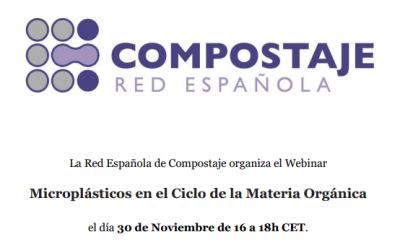 Webinar «Microplásticos en el ciclo de la materia orgánica» 30/11/2021