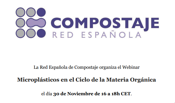 (Español) Webinar “Microplásticos en el ciclo de la materia orgánica” 30/11/2021