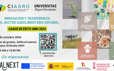 (Español) Jornada de INNOVACION Y TRASFERENCIA EN EL SECTOR AGROLIMENTARIO ESPAÑOL: CASOS DE ÉXITO UMH 2024