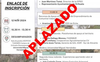 Jornada en la EPSO-UMH sobre ‘Eco-emprendimiento y asociacionismo: Impulsando el desarrollo sostenible de las áreas rurales despobladas’