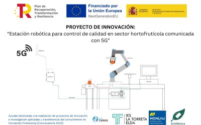 Telenatura EBT participa en un proyecto de innovación dirigido al desarrollo de una estación robótica para el sector hortofrutícola