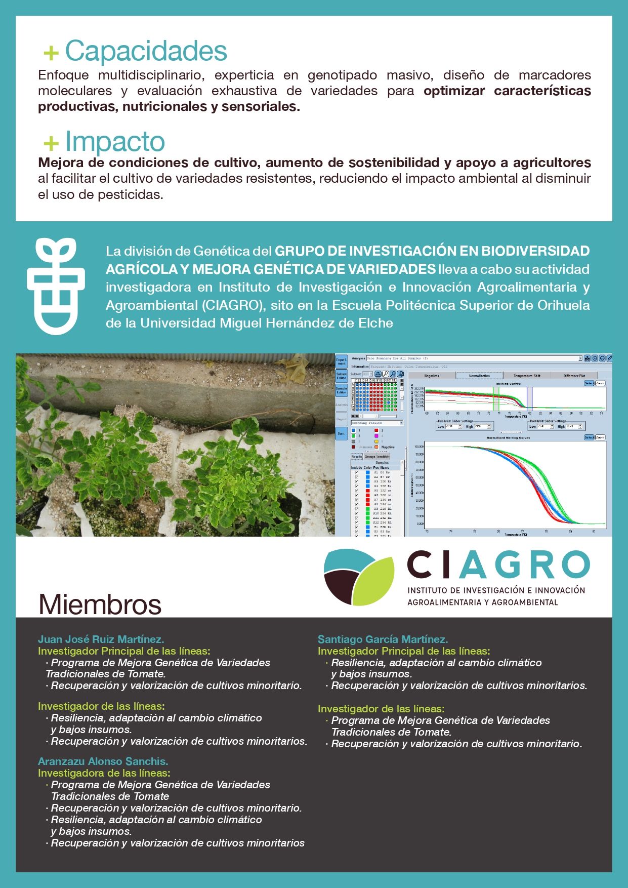 Ficha del grupo de investigación Biodiversidad Agrícola y Mejora Genética (Botánica) (página 2)